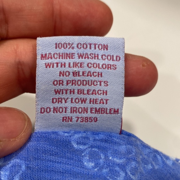 iCantoo Cowl Neck Tank Top in Periwinkle with White Design - Picture 6 of 9